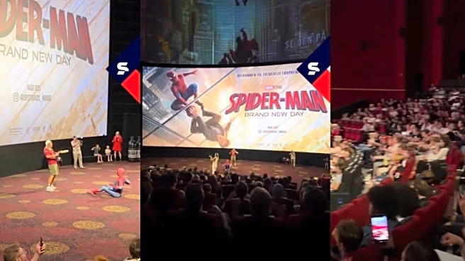 Norway Fans Perform Viral Viking Row At Spider-Man Movie Premiere | Watch