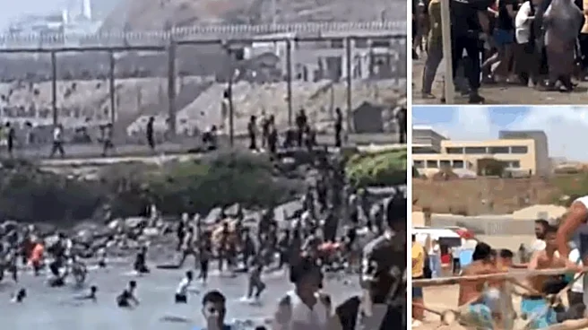 ‘Looks Like An Invasion’: Thousands Cross From Morocco Into Spain’s Ceuta In Hours, Internet Blames Migrant Policy
