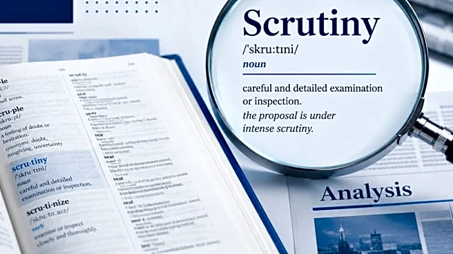 Word Of The Day: What Does 'Scrutiny' Mean? Definition, Examples And Usage