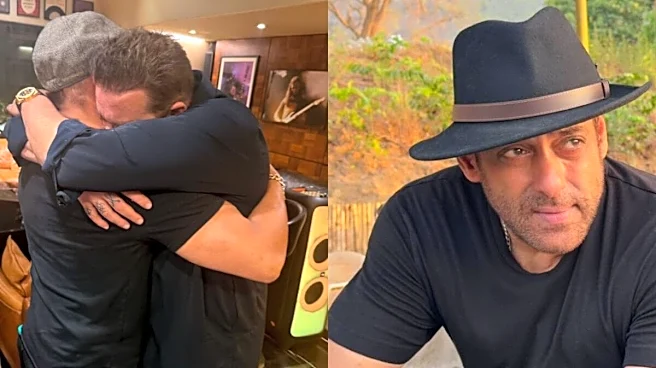 Salman Khan Gets Emotional As He Gives A Tight Hug To 'Bada Bhai' Sanjay Dutt: 'I Love You'