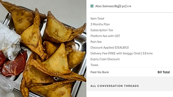 'You'll Go Bankrupt Soon': Woman's Message To Swiggy After Buying 8 Samosas Goes Viral, Internet Reacts