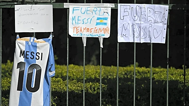 Lionel Messi Bids Farewell To Father Jorge Messi In Argentina