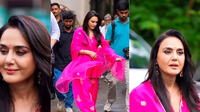 Preity Zinta Stuns In ₹42,500 Fuchsia Farshi Salwar For Batwara 1947 Promotions