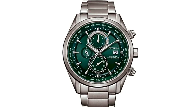 Citizen's New Solar Watch Sets Its Own Time When You Travel- Check Out The World Chronograph AT8260-85X