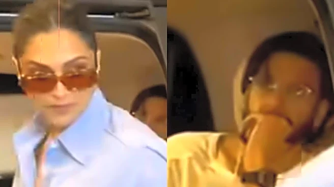 Pregnant Deepika Padukone Flies To Bengaluru Ahead Of Second Baby’s Arrival, Ranveer Singh Sees Her Off