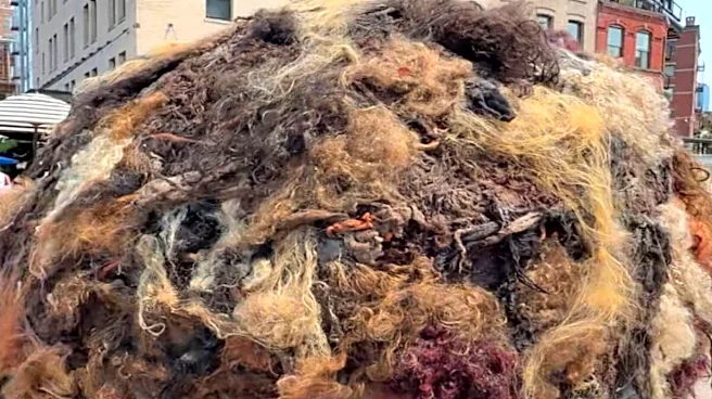 Manhattan's Mane Attraction: Why A Giant 10-Foot Hairball Rolled Through New York City's Streets