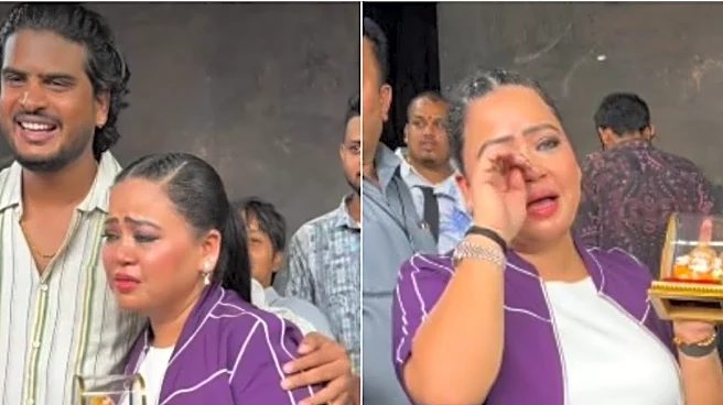 Bharti Singh Gets Teary-Eyed As She Receives Raksha Bandhan Gifts From Paparazzi | Watch