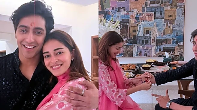 Ananya Panday Ties Rakhi To Cousin Ahaan Panday, Says He Takes ‘Raksha’ Very Seriously