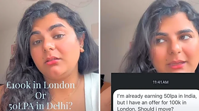 ‘£100k In London Or 50 LPA In Delhi?’: Indian Woman Explains Her Choice Beyond Money