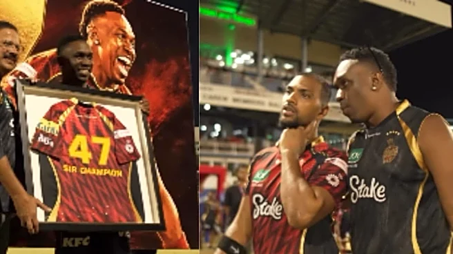 Trinbago Knight Riders Retires No. 47 Jersey In Honor Of West Indies Legend