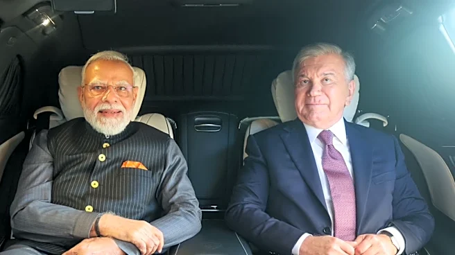 PM Modi's 'Car Diplomacy' Returns As He Shares Ride With Uzbekistan President During Tashkent Visit