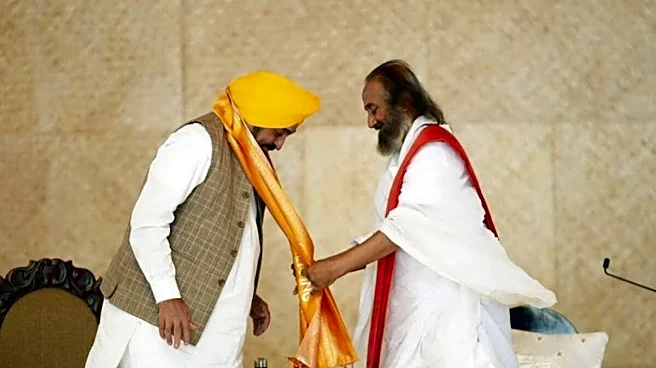 Bhagwant Mann Visits Sri Sri Ravi Shankar’s Bengaluru Ashram, Says He Found ‘Deep Spiritual Peace’