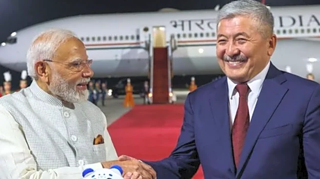 PM Modi Arrives In Kyrgyzstan's Bishkek For SCO Summit, Receives Warm Welcome From Indian Diaspora | Video