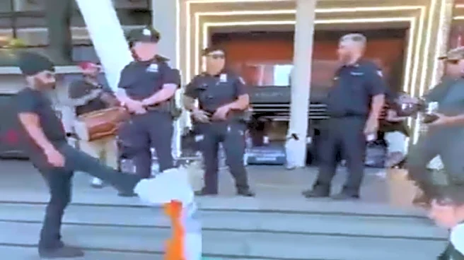 Indian Flag Tied To Foot, Another Torn: Kiren Rijiju’s Big Warning To Protesters In New York | Video