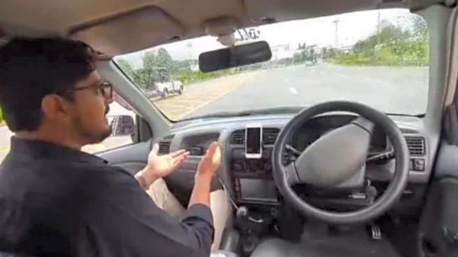 WATCH: Pakistani Man’s ‘Driverless’ Car Crashes Into Police Vehicle During Demo