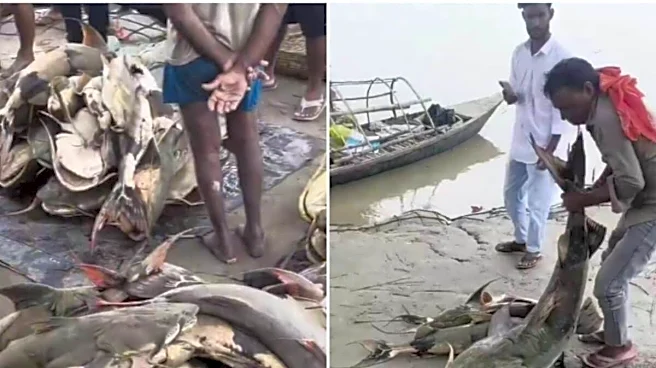 'Avoid Eating Or Selling': Bihar Warns After 'Unusual-Looking' Fish Washed In By Nepal Floods