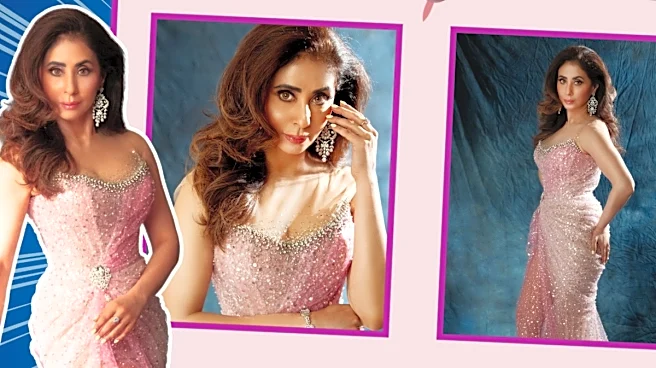 Urmila Matondkar Marks 25 Years Of 'Aa Hi Jaiye' In A Crystal-Drenched Pink Gown