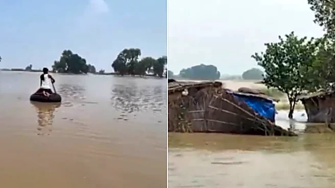 Bihar Battles Ganga's Janmashtami Fury: Patna Ghats Sink, Community Kitchens Set Up, More Rain Predicted