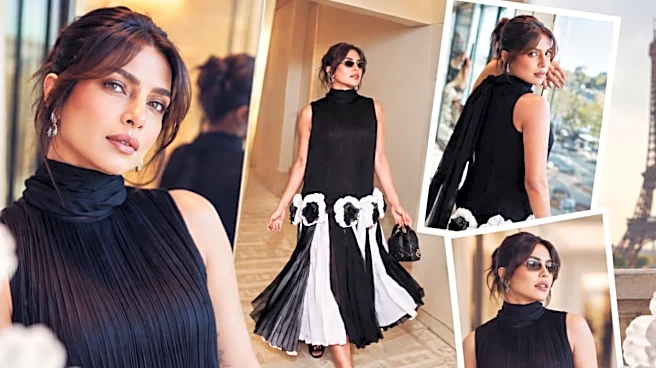 Priyanka Chopra Brings The Drama To The LVMH Prize In This Black-And-White Dior Fit