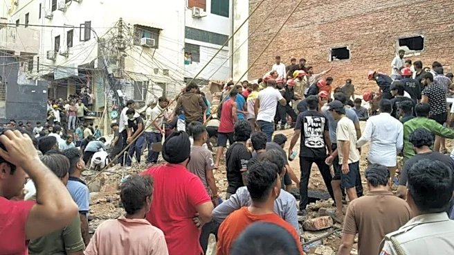 Building Collapses In Delhi’s Satya Niketan: One Rescued, Several Still Trapped Under Debris | Video