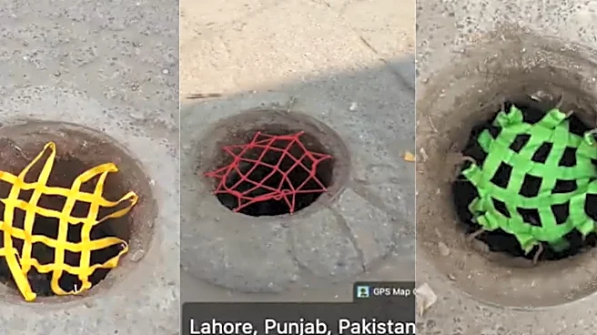 Pakistan Installs 'Safety' Nets Inside Manholes After Covers Go Missing; Internet Says ‘They’ve 2-Factor Authentication’