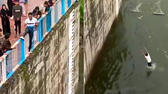 WATCH: Jhansi Man Jumps 30 Feet Into Dam For Social Media Reel, Fractures Both Legs; Internet Reacts