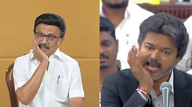 'Even Today, Scars Remain': MK Stalin Mimics Vijay In Response To Jaw Gesture, Recalls Emergency Horror