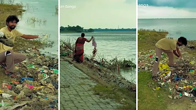 21-Year-Old UP Man Risks His Life To Clean The Ganga, Faces Snakes And Broken Glass | Viral Video
