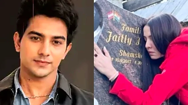 Celina Jaitley Kisses And Hugs Her Son's Grave; Rohit Chandel Shares First Post Following Bail In POCSO Case