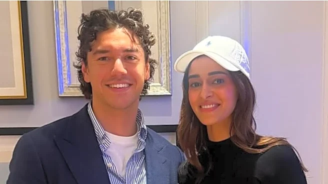 Ananya Panday Poses With Off Campus Star Belmont Cameli At US Open In New York, Pic Goes Viral