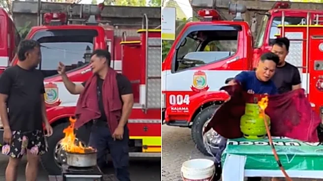 Indonesian Firefighters Use Bollywood Hit ‘Saajan Ji Ghar Aaye’ To Teach Fire Safety | Viral Video