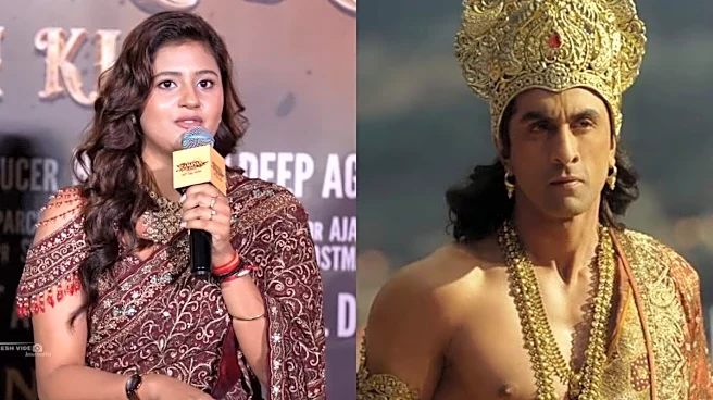 Anjali Arora Reacts To Ranbir Kapoor Refusing Prasad, Asks Ramayana Star To 'Eat A Little'