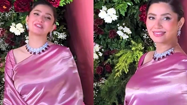 Mahira Khan’s Baby Bump Takes Centre Stage In Pink Saree As She Awaits Second Child