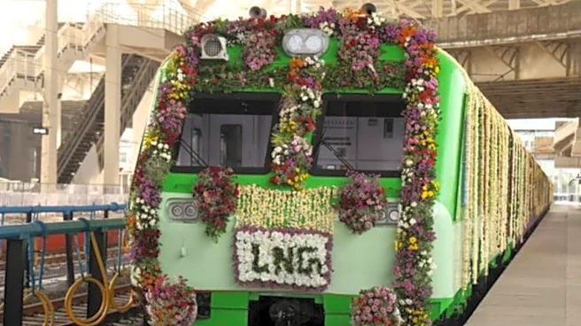 First Hydrogen, Now LNG? India’s First LNG Train Rolls Out From Ahmedabad’s Sabarmati Station