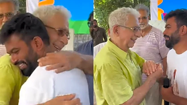 Shivaji Park Protest: Naseeruddin Shah Meets CJP's Abhijeet Dipke, Says, 'I Am A Huge Fan'