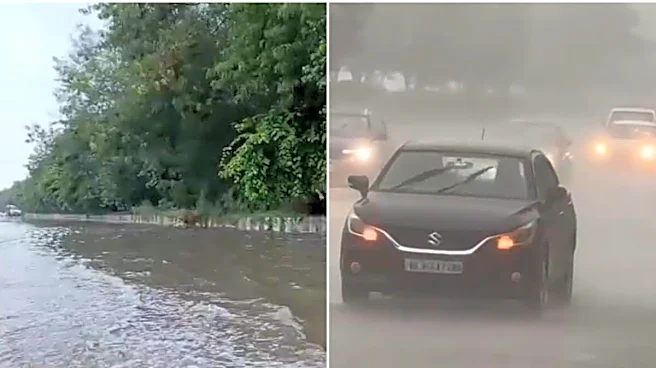 Flooded Roads, Poor Visibility: Heavy Rain Worsens Rush-Hour Traffic In Delhi-NCR, Many Areas Waterlogged