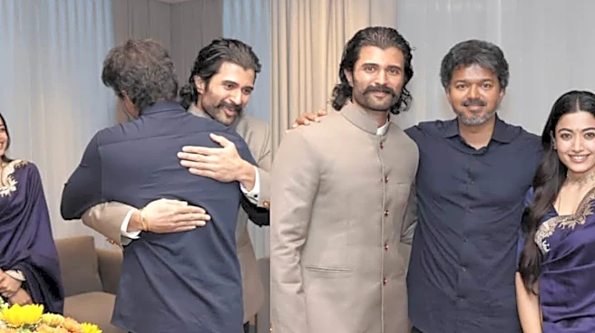 Vijay Deverakonda, Rashmika Mandanna Meet Tamil Nadu CM Vijay Ahead Of Ranabaali Release: 'Sir Is A Favourite'