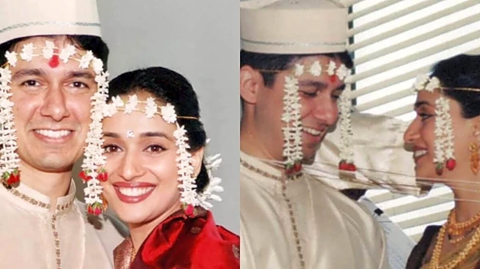 Madhuri Dixit's Husband Dr Nene Shares Rare Photos From Hindu Wedding 2 Days After Court Ceremony | See Here
