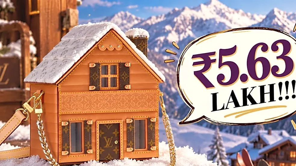 Louis Vuitton Has Turned A Snow-Covered Ski Lodge Into A ₹5.6 Lakh Handbag