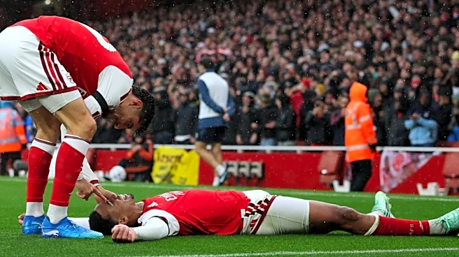 Arsenal Go Joint-Top With 2-0 Win Over Everton As Man City Stumble At Villa Park