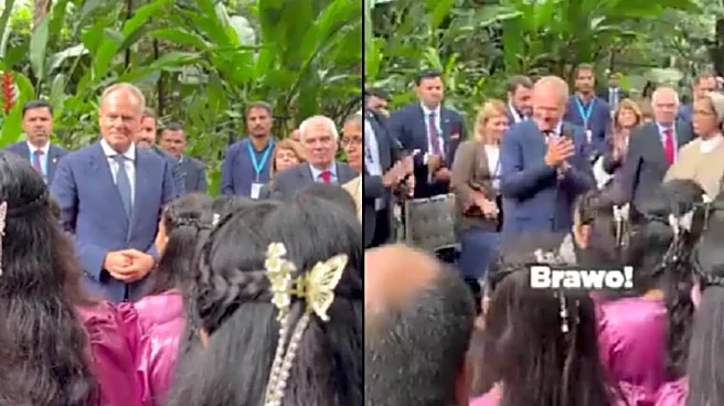 Bengaluru’s Blind Children Sing Polish National Anthem, Move Donald Tusk To Tears | Video
