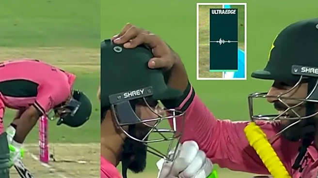 Drama In Lahore: Shadab Khan Gets LBW On 97, Players Shake Hands... And Then DRS Finds An Edge