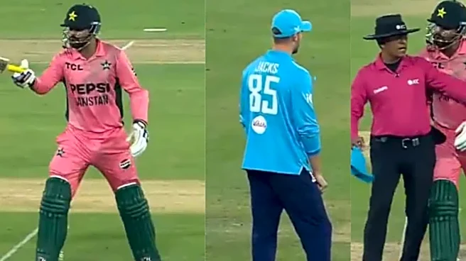 WATCH: Haris Rauf Gets In Heated Spat With Will Jacks, Umpire And Joe Root Intervene