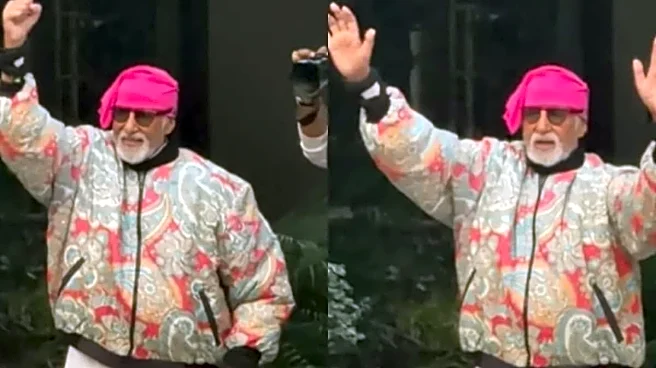 Amitabh Bachchan Meets Fans Despite Being Advised To Rest, Son Abhishek Keeps A Watchful Eye