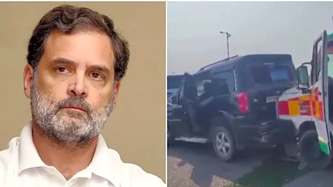 Rahul Gandhi’s Convoy Involved In Accident On Purvanchal Expressway In UP; Congress Leader Safe, Several Injured