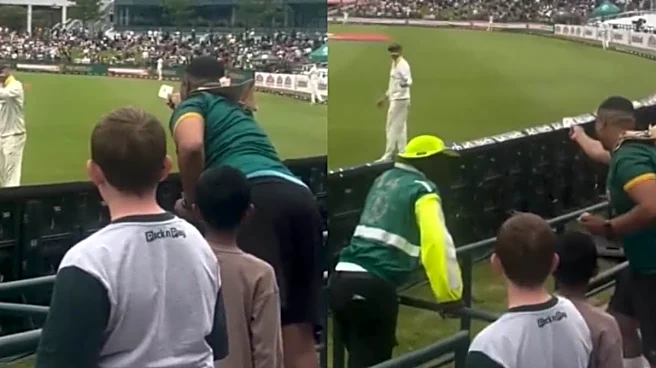 South Africa Fan Offers Sandpaper To Nathan Lyon, Video Goes Viral