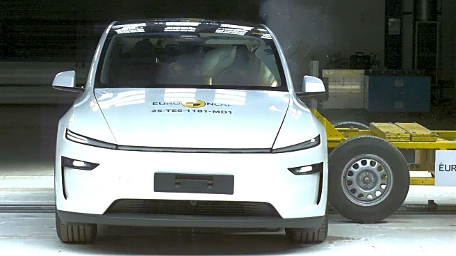2025 Tesla Model Y earns 5-star rating in Euro NCAP
