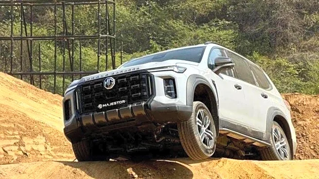 MG Majestor breaks cover as India's 1st 'D+ segment' SUV