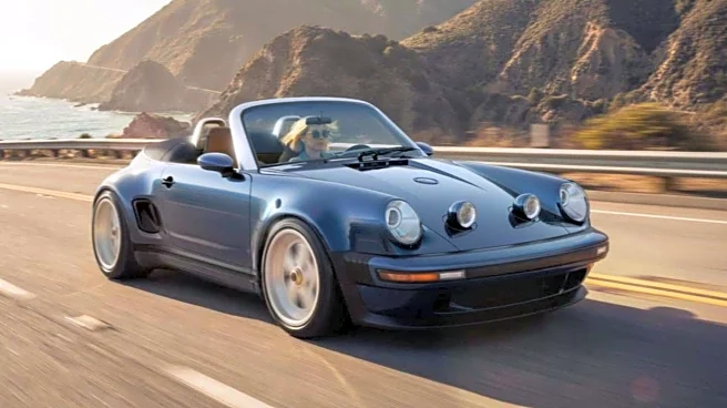 Singer's reimagined Porsche 911 Cabriolet has an electric folding roof