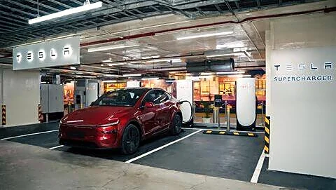 Tesla opens 1st in mall charging station in Navi Mumbai